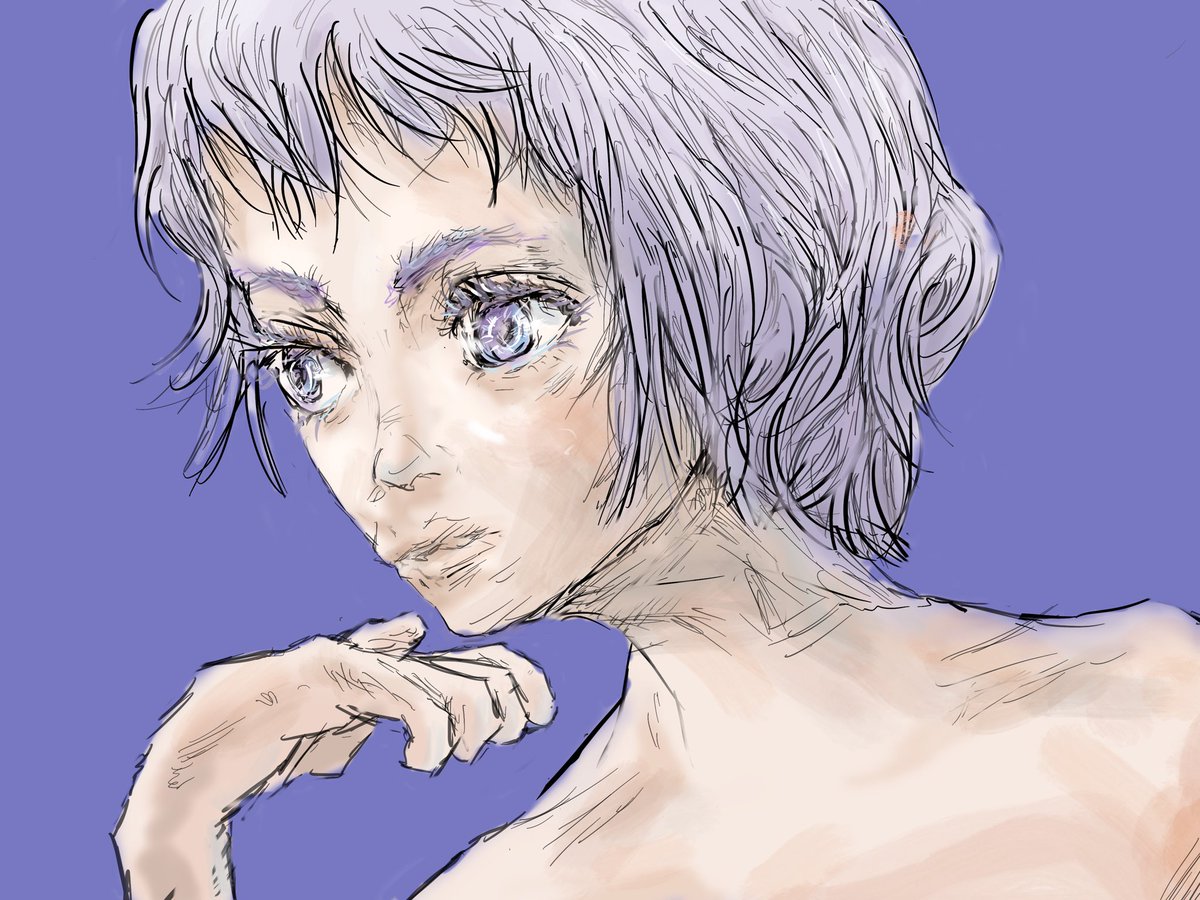 ナスカ Pa Twitter 落書き ショートカットの女性 イラスト イラスト好きな人と繋がりたい 漫画家志望 漫画家志望さんと繋がりたい ポートレート