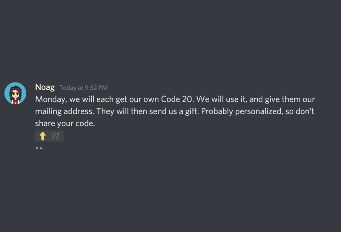 fairydjarin's tweet photo. this couldn’t be it.... that would get so messy so quick and way too over-complicated. also, the mailing systems are so backed up it wouldn’t make sense to just send out thousands of free pieces of merch for fun? https://t.co/2fHUyvr0mD