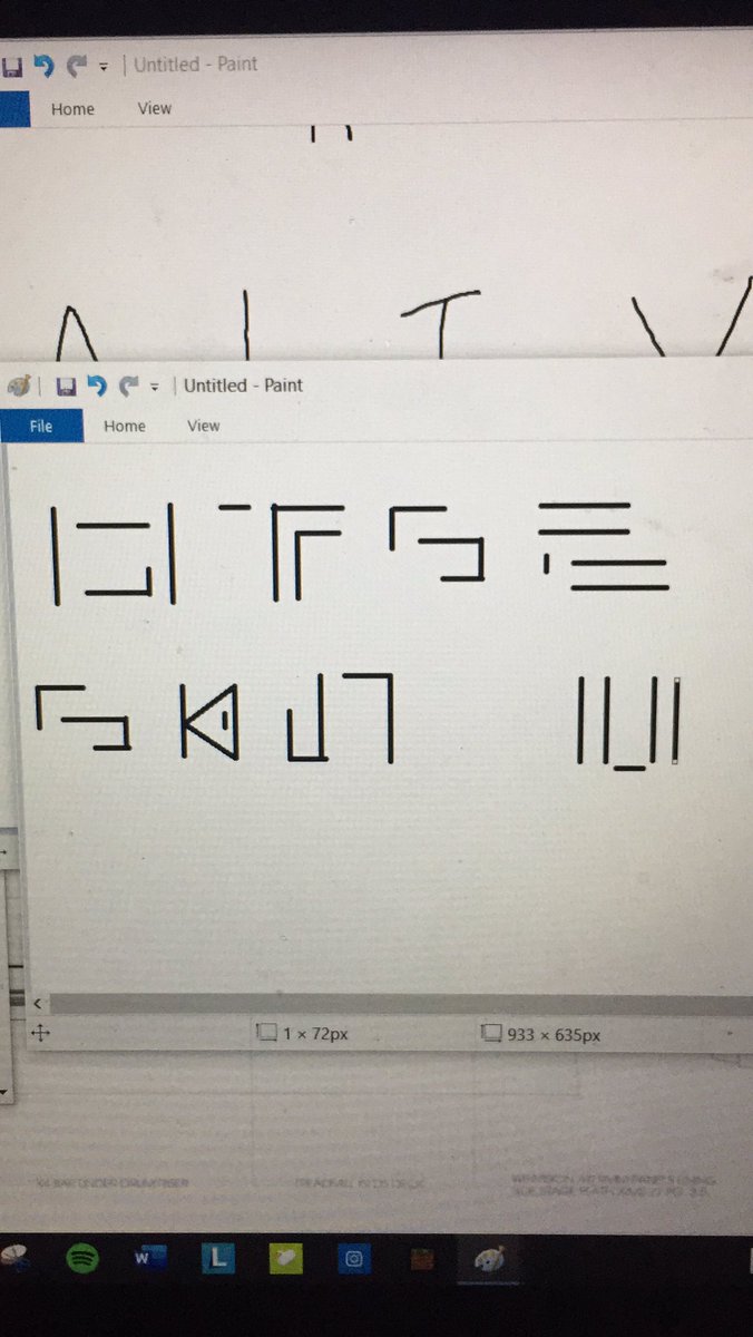 notdonejoshdun_'s tweet photo. “Stay Alive” in LOC 

New language tattoo anyone? 
#twentyonepilots #levelofconcern https://t.co/dXYm7YENEe
