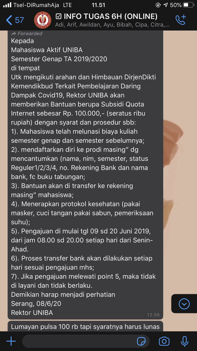 SyifMaharani's tweet photo. Untuk #untirtakokpelit kalian harus tau UNIBA hanya ingin pansos🤣 https://t.co/LBBCCzNaUt