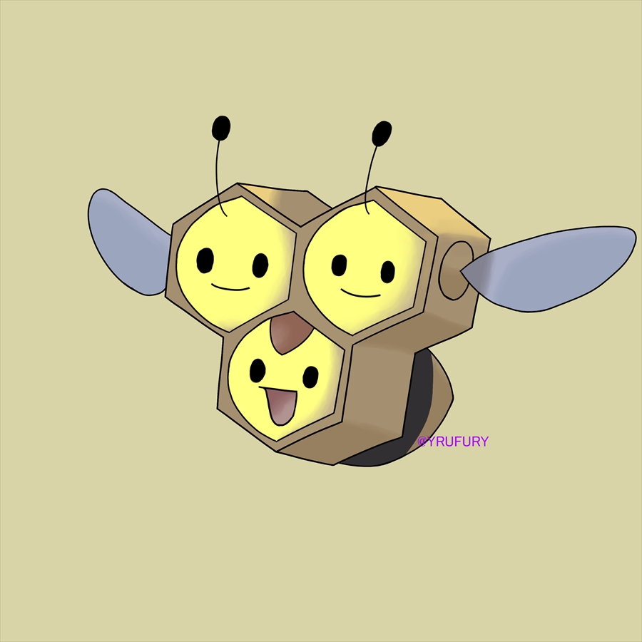 Hd限定ポケモン ミツハニー すべてのぬりえ