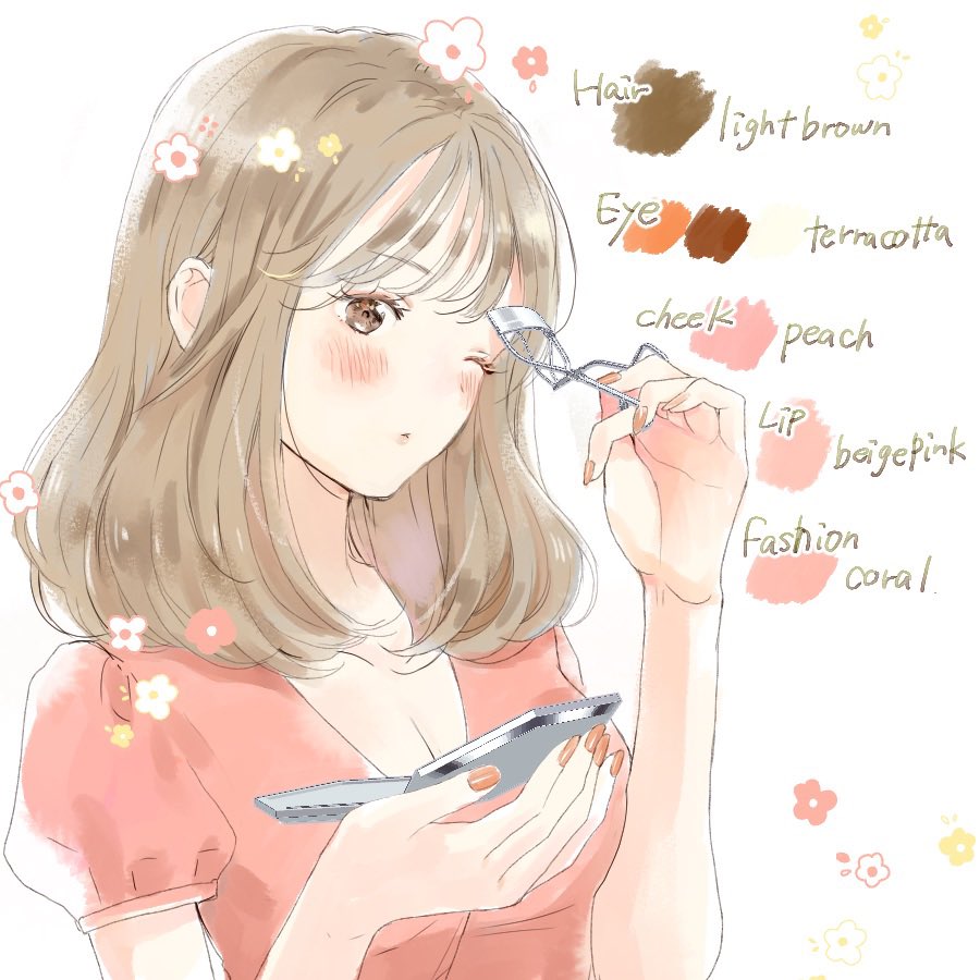 「PC春夏秋冬のカラーパレット 」|池田春香のイラスト