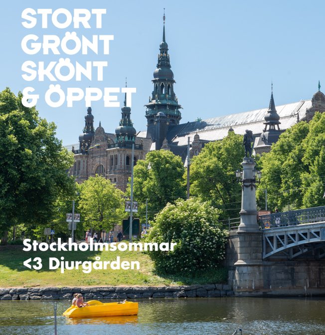 zedendahl's tweet photo. Sommaren börjar på Djurgården. 

Tillsammans öppnar vi upp Stockholmssommaren. Återupplev gamla favoriter och upptäck några nya.

Här är stort, grönt &amp; skönt och det finns plats för alla, vilket är viktigt i dessa tider.

Bild Karolina Kristensson @nordiskamuseet #royaldjurgarden https://t.co/TpGexXprIl