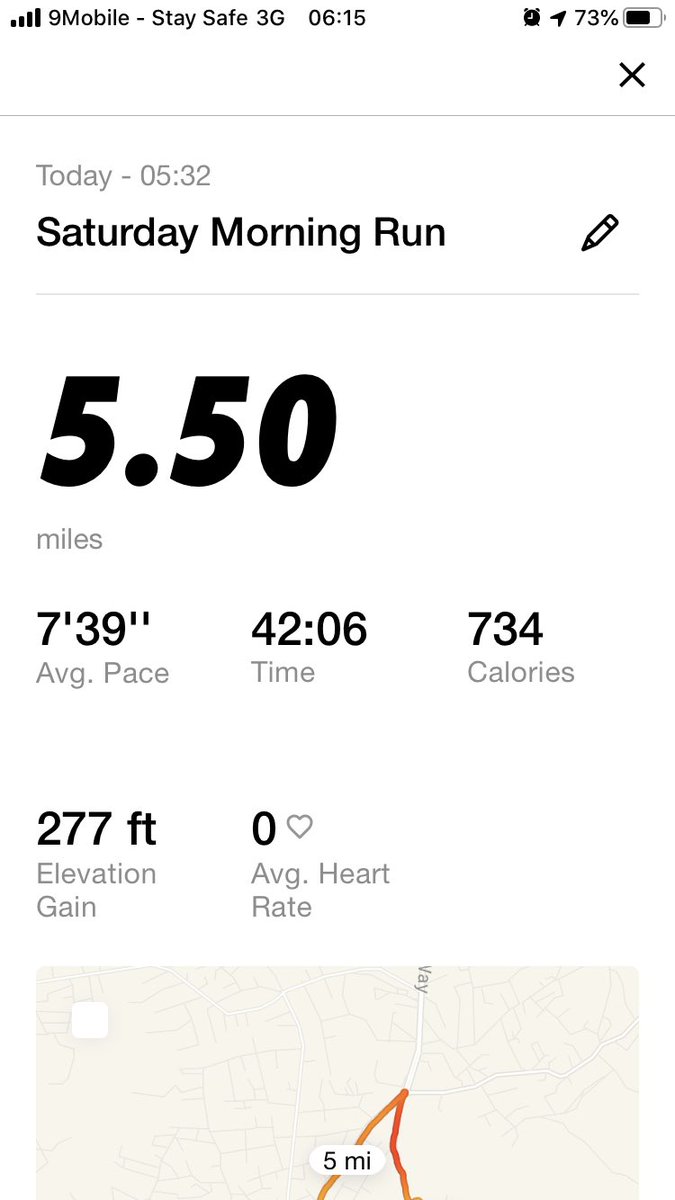 JamezBlak's tweet photo. Working down my time this Saturday. I used to be able to run 14 miles at this pace. Oh well, we live to run another day. ππΏπ¨ #JuneRunningChallenge https://t.co/yRZDiWIDaz