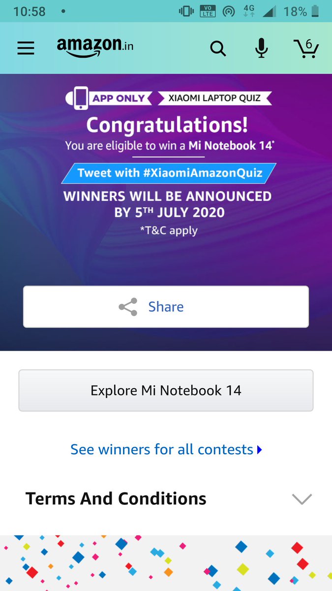 srpb2016's tweet photo. I played this interesting quiz on Amazon - Try your luck for a chance to win exciting rewards https://t.co/AfOhyEhVSg https://t.co/sOg30AUSIL