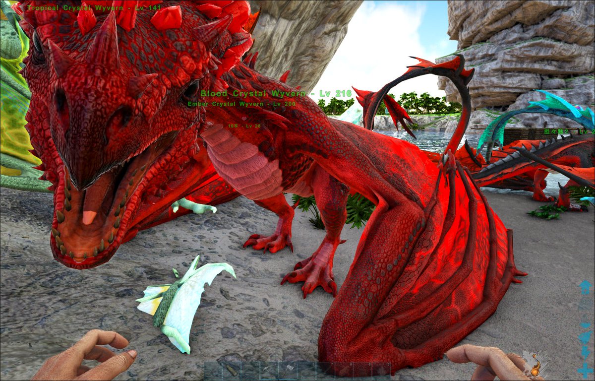 ウェル Lazyストリーマー Ark Survival Evolved 06 13 高レベルクリスタル ワイバーンテイム方法 T Co Sggektdoml Youtubeより