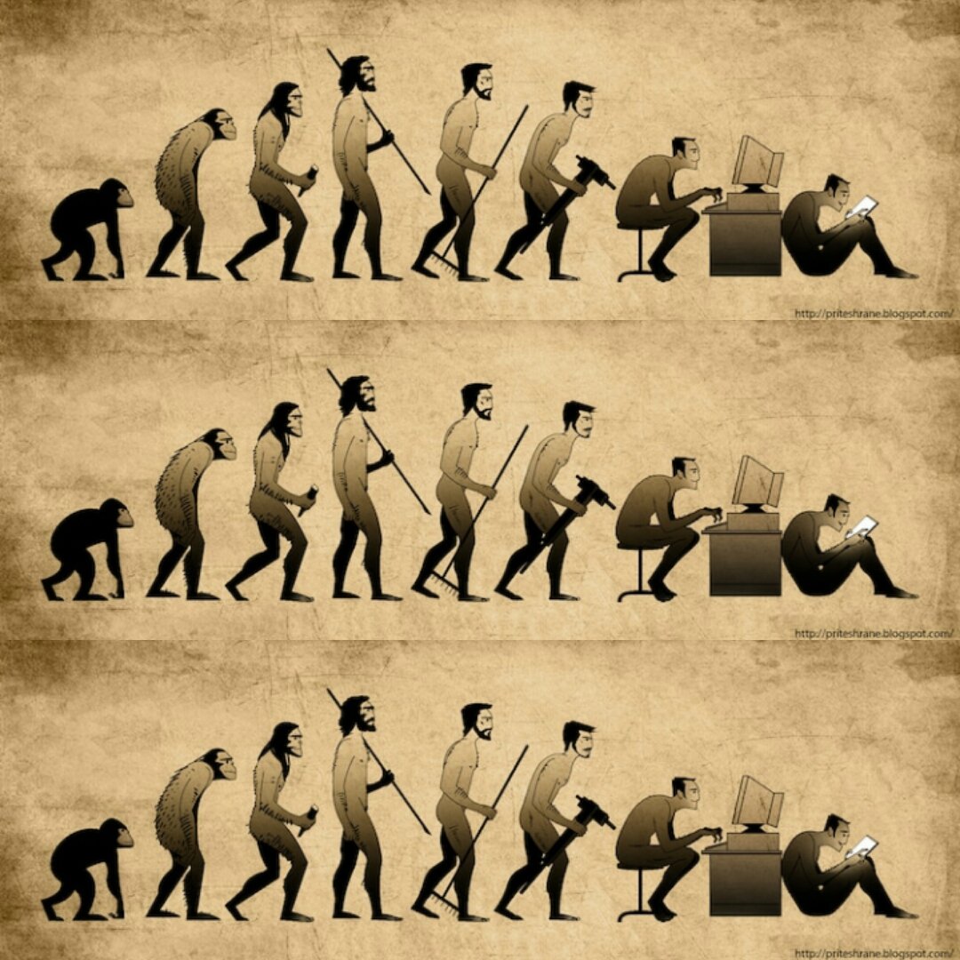 maharlika_gypsy's tweet photo. Human evolution be like... 😂 https://t.co/OLy6ON3Sp6