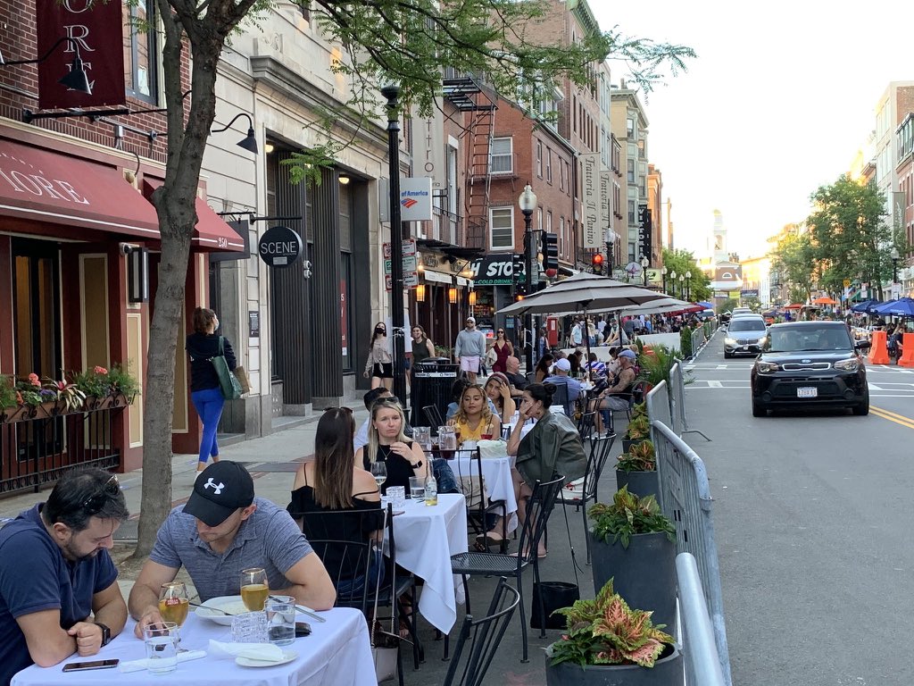 At the same time as we’re saving our city’s restaurants, we could be helping our streets become the kind of places we’re jealous of when we travel to the great cities of the world. Boston’s North End is becoming a place that makes other cities jealous. HT <a href="/berkie1/">Jonathan Berk</a> <a href="/BostonBTD/">Boston Transportation Department</a> pics