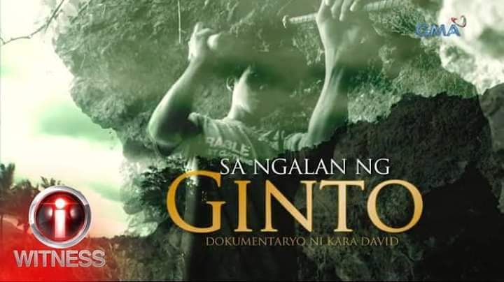 aly on Twitter: "'Sa Ngalan ng Ginto' dokumentaryo ni kara david https