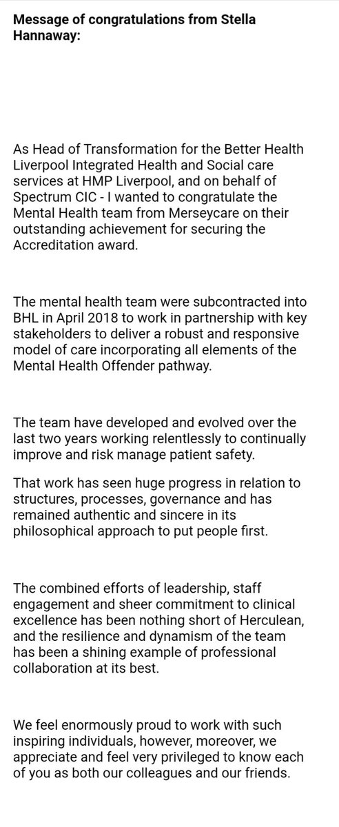 We're so proud to be able to say, this is our Health Care. We knew from the very start that this was going to be and has proven to be a very special partnership for us.
<a href="/Mersey_Care/">Mersey Care NHS FT 🏳️‍🌈</a> <a href="/SpectrumCIC/">Spectrum CIC</a>