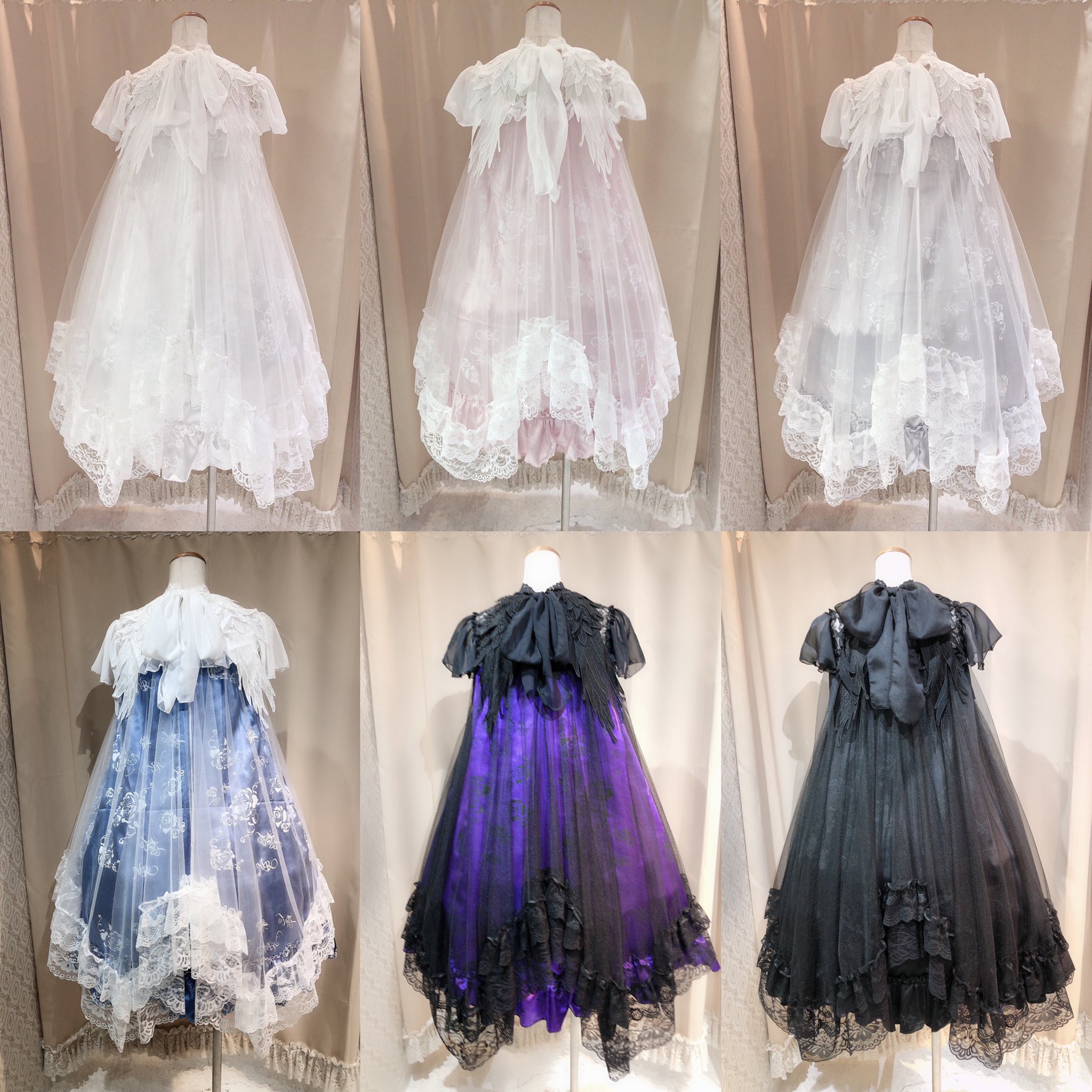 MAJOH MR corset エンジェルウィングドレス ワンピース