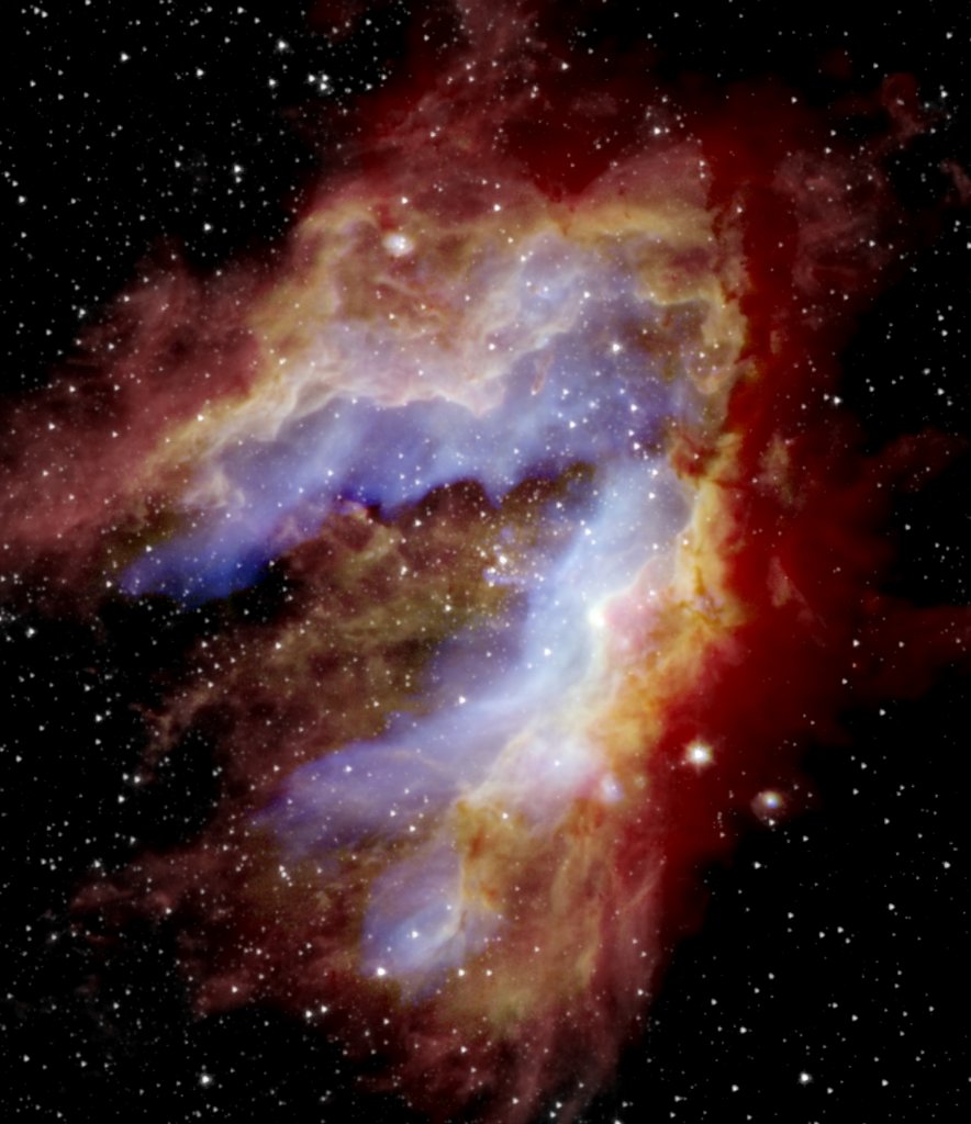 nasa revealed a seven shaped ‘swan nebula’ after the comeback of mots: 7 was announced, with a single called ‘black swan’