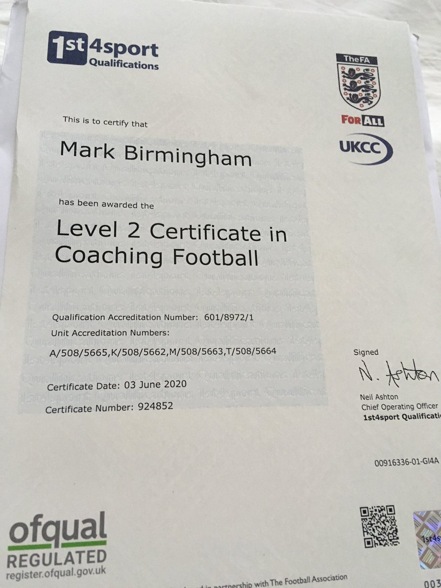 Started last Summer, passed observations in December and February..... next stop UEFA B ⚽️⚽️⚽️⚽️
#footballcoach #footballmanager #falevel2 #coaching