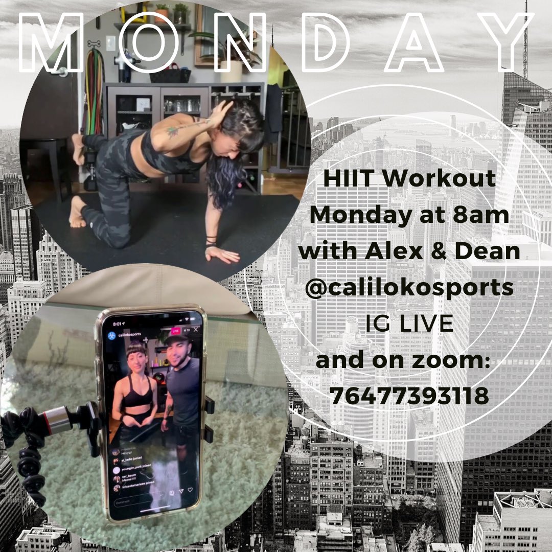 We offer you a full schedule of FREE daily workouts 🔥🥊 and yoga sessions to help you move in the comfort of your home. 🙌 Our LIVE sessions are all available on our @calilokosports IG Live and replay on our IGTV. We raise money for @naacp 
gf.me/u/x6vka9 #liveworkout