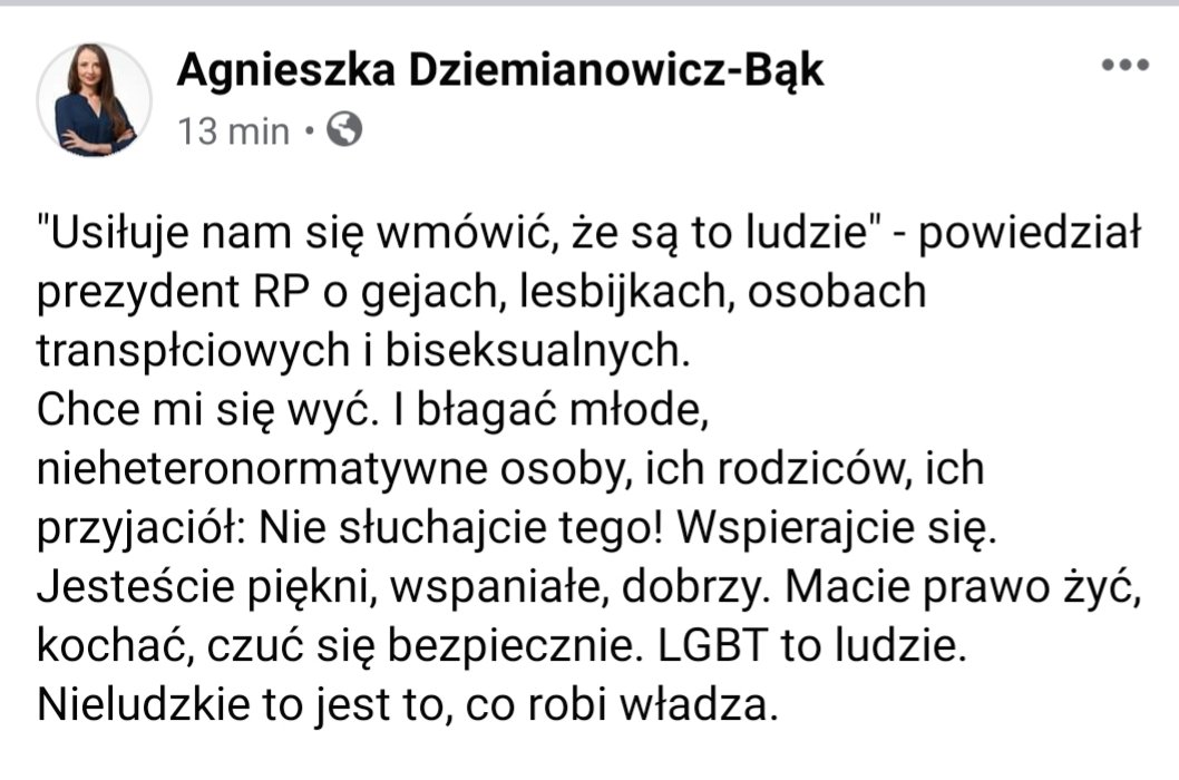 a_dziemianowicz's tweet photo. #LGBTtoLudzie https://t.co/Zg8Pfv0hls