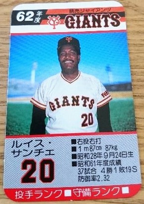 ごろん ぱっ ごろんぱ9 低浮上モード すげぇどうでもいい話だが 昭和の終わりに 巨人 に サンチェ という投手がいた ただ 本名は サンチェス なのに なぜか登録名はサンチェ 手投げっぽい投げ方するのに エラい速い球投げる投手やった ごろん ぱっ ごろんぱ9 低浮上モード すげぇどうでもいい話だが 昭和の終わりに 巨人 に サンチェ という投手がいた ただ 本名は サンチェス なのに なぜか登録名はサンチェ 手投げっぽい投げ方するのに エラい速い球投げる投手やった