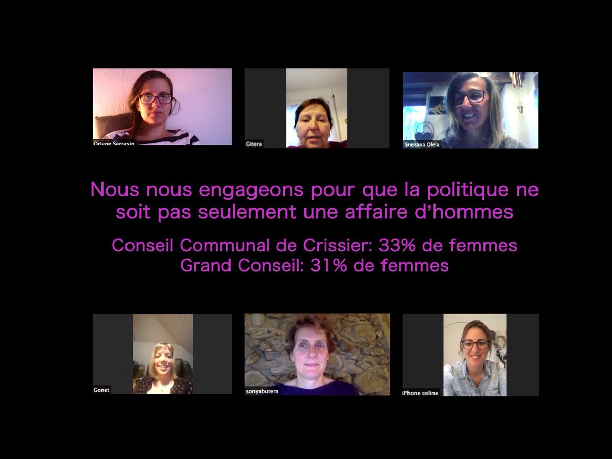 Nous nous engageons pour que la politique ne soit pas seulement une affaire d'hommes! #LesFemmesComptent #14juin #Grèveféministe