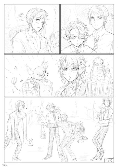 ⚠️ フェアリーガラネタバレ Fairy Event Spoiler
⚠️顔有り男裝監督生?/?Prefect with face
When it is too hot at?house, Prefect to bought some secret drink (from Sam) to visit them.
???-&gt;?
#twstプラス #twst_NL 