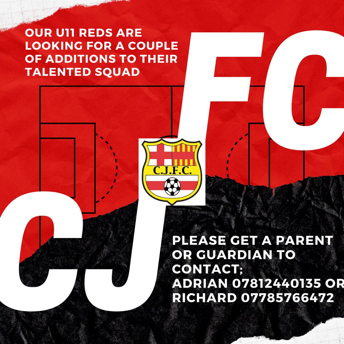 CramlingtonJnrs's tweet image. Our U11 Reds are looking to add to their squad for the forthcoming season.