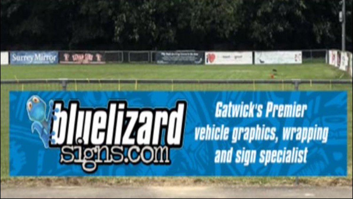 HorleyTownFC's tweet photo. ⭐️⭐️⭐️SPECIAL OFFER ⭐️⭐️⭐️

2 years for the price of 1 on pitch side banners

Banner Size

4.5m Long       0.9m High

@BlueLizardSigns are #HTFCFAMILY and producers of all our banners/signs

£350+vat = Banner for 2 years 

@Horley_town @surreymirror @Crawley_Obby 

#SupportLocal https://t.co/nS45BR7lnK