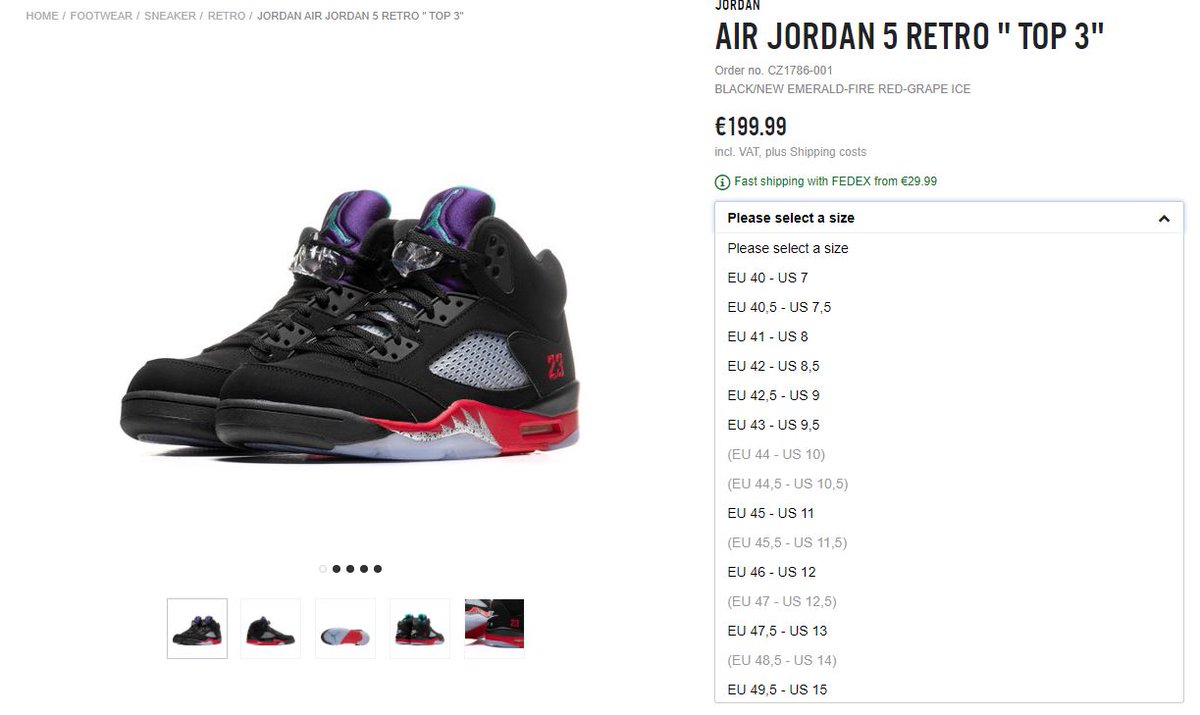 bstn jordan 5