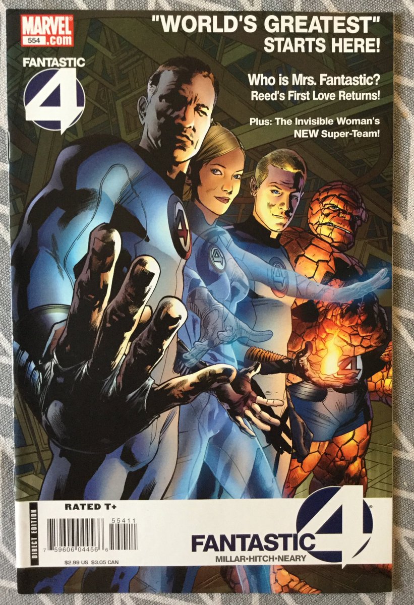 I’ve just read Secret War, Mighty Avengers, Secret Invasion, and Dark Avengers, which it recommends prior to starting Secret Warriors, so first on my list, to prep for Hickman’s Fantastic Four run, is the Millar/Hitch run on that book, which I’ve had for years and never finished.