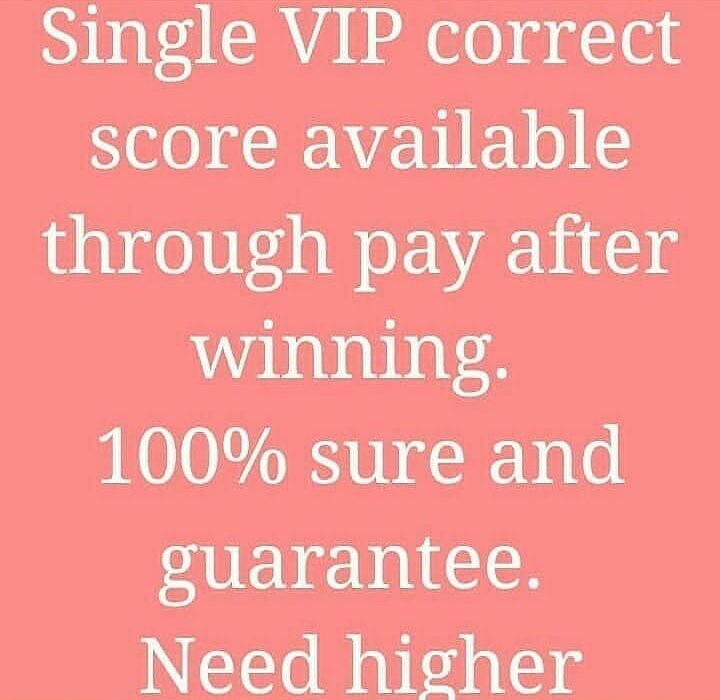 MRSUREFIXEDMAT2's tweet image. PAYMENT AFTER WINNING TICKET
CORRECT SCORE CONGRATULATIONS 👍👍💰💦✔️⚽💪