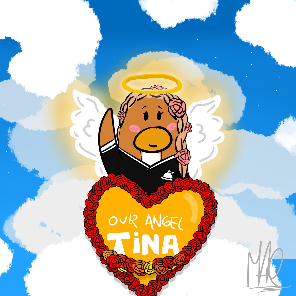 lMAClPenguin's tweet photo. We Have an Angel with us 💛  #LoveForTuna #WeMissYouTina #WaddleOnForeverTina #SupportFortuna #TinaTheBrave #OnceAPenguinAlwaysAPenguin https://t.co/3YJTp2RdsB