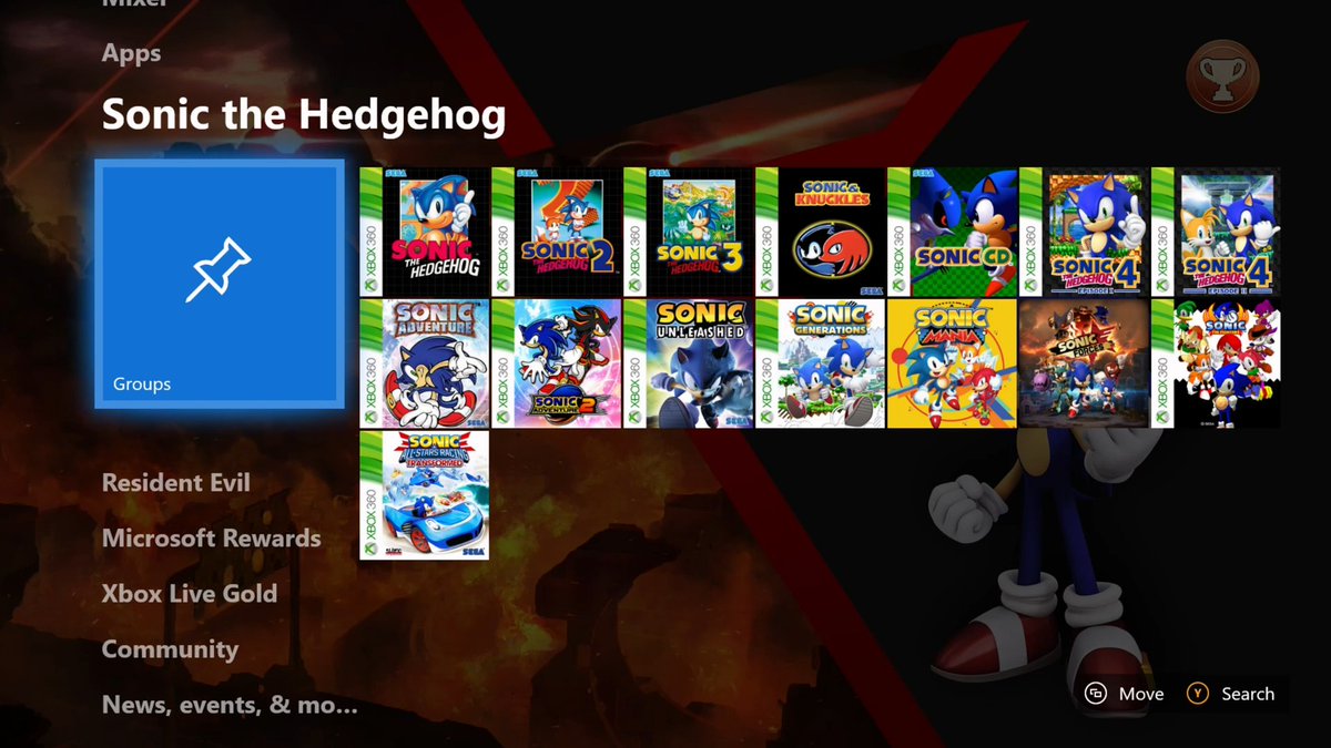 Sonic Games Xbox