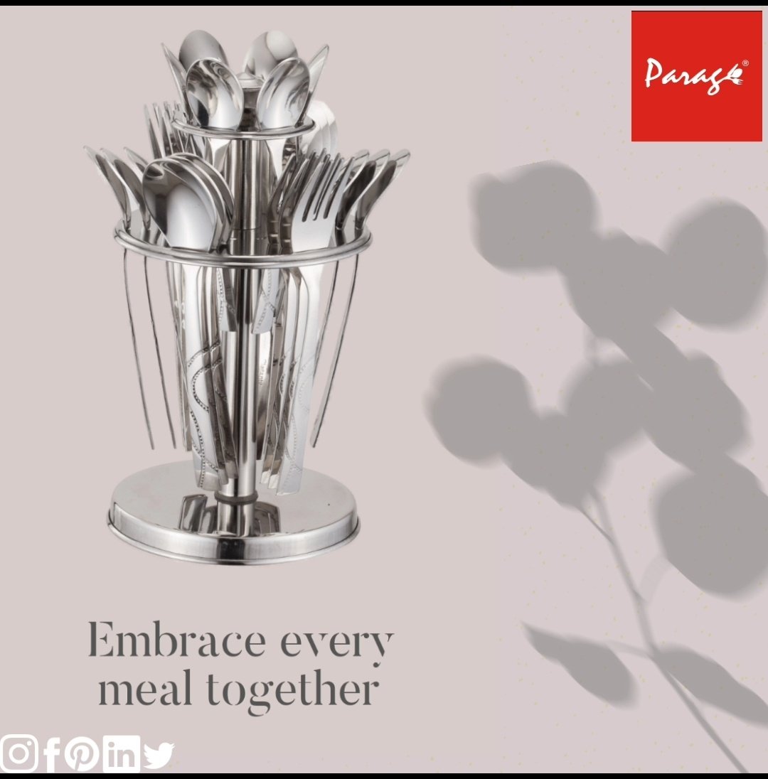 Parag_Cutlery's tweet image. Add a touch of elegance to your home with our Premium #cutleryset .
Visit the link in below and check our wide range of cutlery sets.
Contact us for bulk orders or enquiries.

amazon.in/s?me=A16EW6Z9U…

.
.
.
.
.
.
.
#dining #spoonset #cutlery #cutleryshoppe #covid_19 #cutleryset