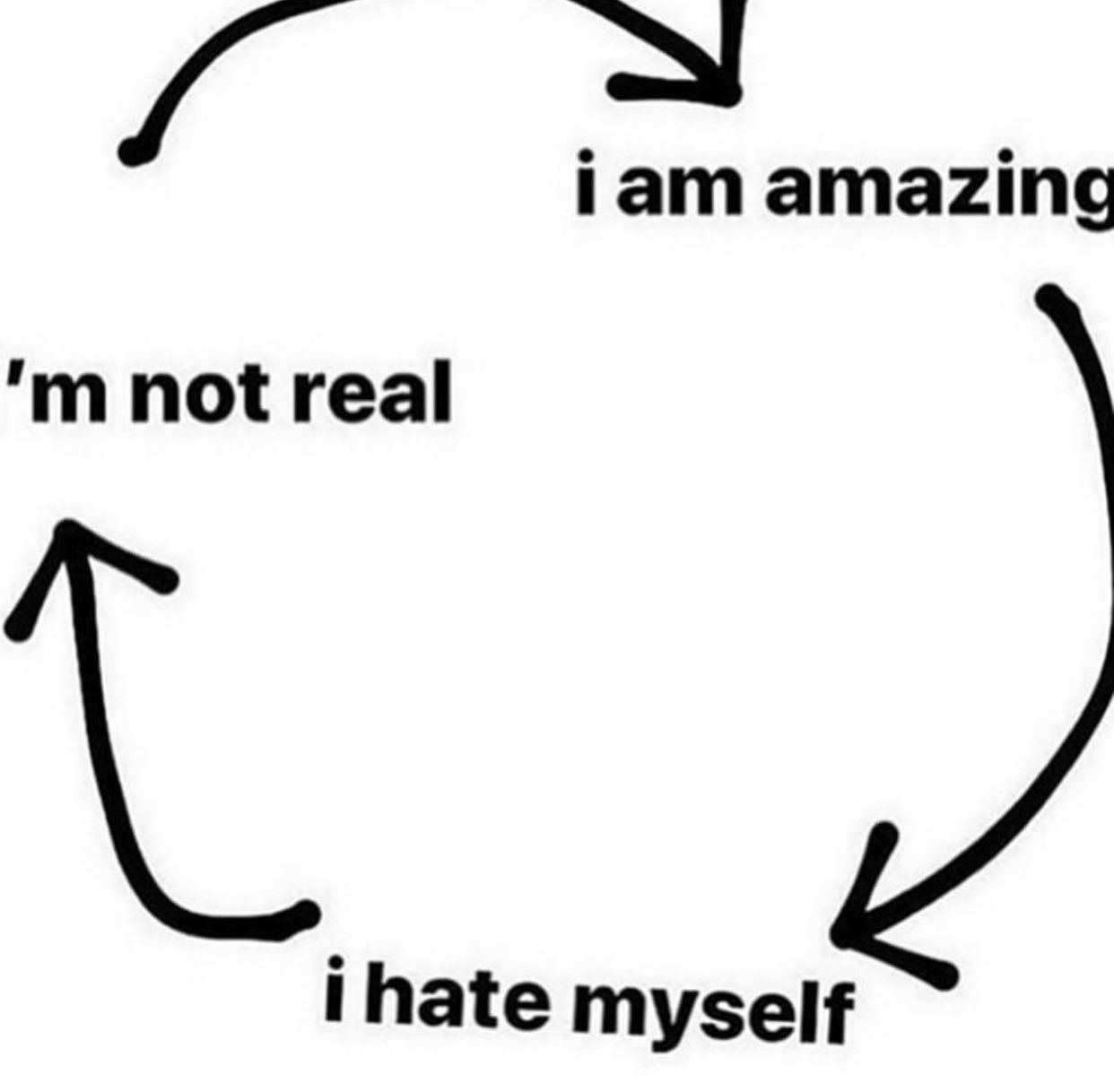 Reactions I Am Amazing I Hate Myself I M Not Real Cycle Reactions I Am Amazing I Hate Myself I M Not Real Cycle