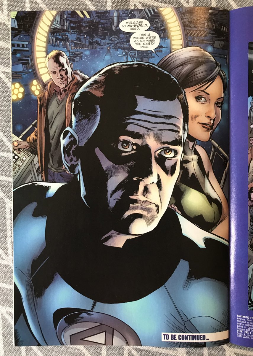 I’ve soured on Millar over the years, but this is a great first issue. It’s packed with the family stuff that make the FF what they are, but doesn’t skimp on the big bold ideas either. Also, Hitch is at his absolute best here. Having just read AoU the difference is marked!