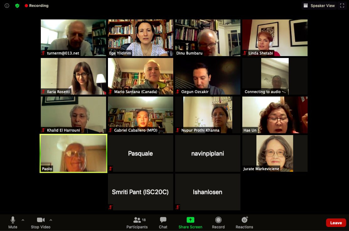 icomosSDG2030's tweet photo. The @ICOMOS #SDGs Working Group has adjusted to post-#COVID19 times, as we just held our 3rd monthly Zoom meeting! Great participation as usual, many thanks to our colleagues 4 constructive comments &amp; critiques. Broad strategy, mainstreaming #culturalheritage into #sustainability https://t.co/d8TNd7pHfo