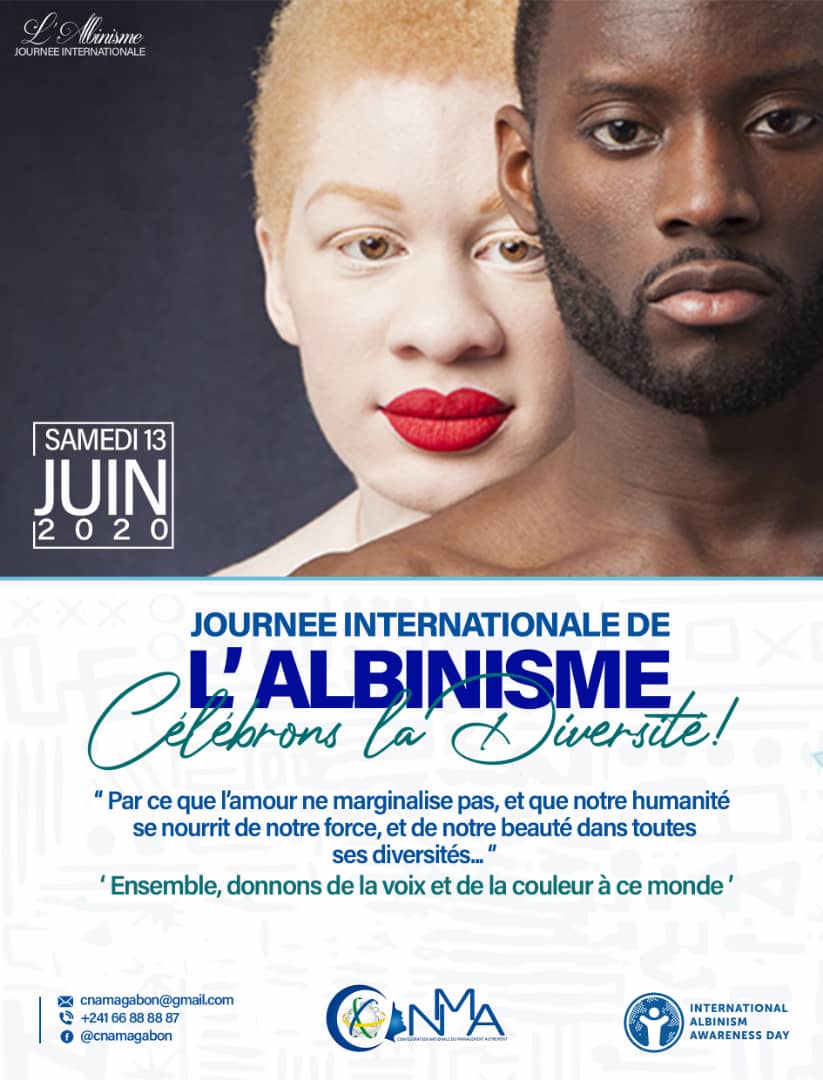 Ce n'est qu'une absence parfaitement présente si l'on décide d'en faire une différence. Nous Sommes la neige au Sahara. #13_Juin comme chaque année nous dénonçons la #Stigmatisation faite / l'#Albinisme. <a href="/NoureddinBV/">Noureddin Bongo Valentin</a> <a href="/FondationSBO/">Fondation SBO</a> <a href="/Sylviabongo/">Sylvia Bongo Ondimba</a> <a href="/ONUFemmes/">ONU Femmes</a> <a href="/FemmesON/">FemmesON</a> @InfosGabon
