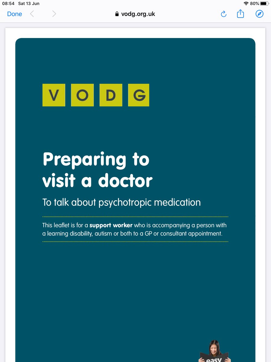 AWebster67's tweet photo. Excellent resource for using to support people with a learning disability or autistic people to prepare for a GP appointment, virtual or face to face, including resources for the person and supporters /family. https://t.co/LEUy2hlX6A https://t.co/ZDJYp2yg2h
