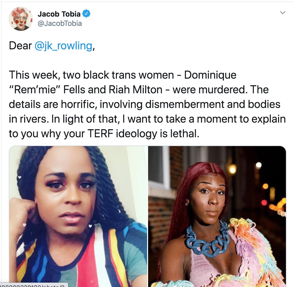 Okay, this is such a fucking perfect Platonic form of this bullshit argument that has been going around for fucking years it needs to be dealt with.1. How. Many. Women. Were. Killed. This. Week. In. America?I will guarantee you it is a LOT MORE than two.