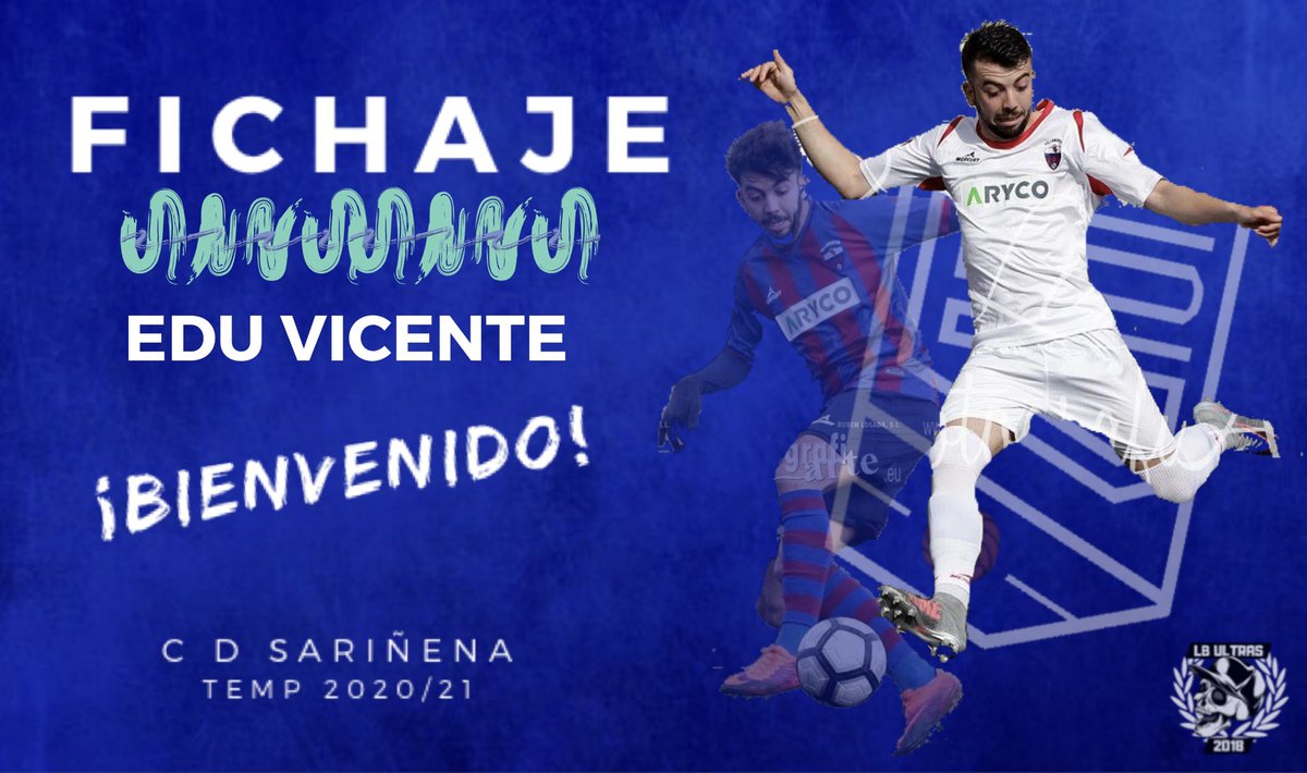 📯COMUNICADO OFICIAL | EDU VICENTE (<a href="/edu_10RM/">Sir Edward</a>) nuevo jugador del <a href="/CDSarinena/">C.D. Sariñena</a> 

➕ INFO: facebook.com/13205547406909…

#BienvenidoEdu || #Edu2021
#AupaSari 🔵⚪️