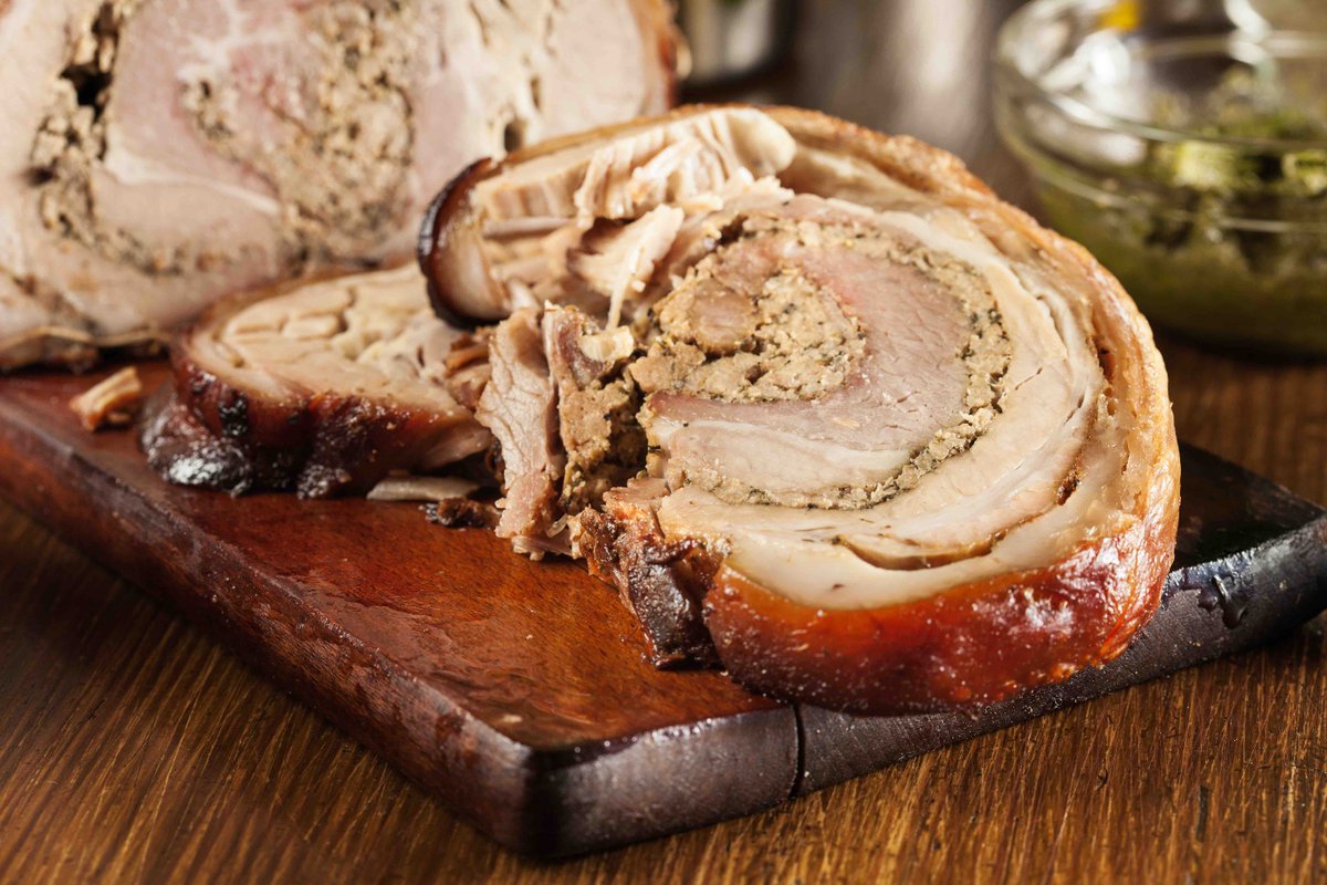Sunday Roast from Caldesi in Campagna in Bray this weekend is Tuscan Style Porchetta with roasties &amp; veg followed by baked peach with crushed amaretti for just £22. Please reserve yours by 5pm today for delivery or pick up on Sunday lunch by calling 01628 788500 or 788502