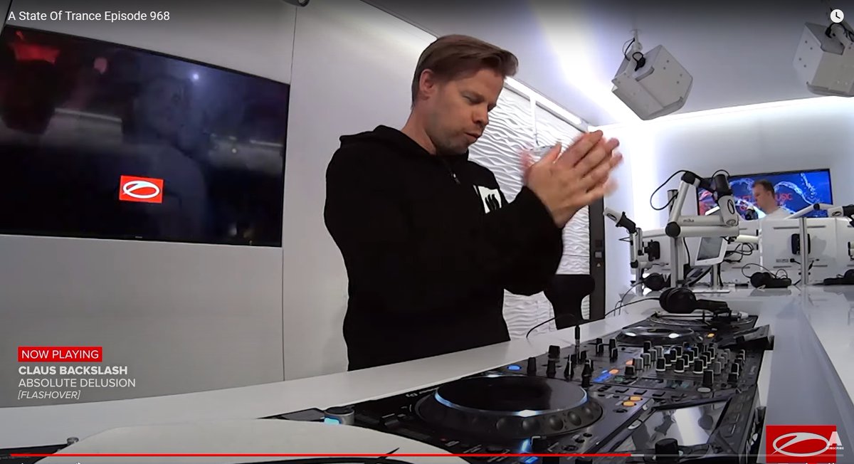 ClausBackslash's tweet photo. BIG support in #ASOT968 (11.6.202020) from @FerryCorsten 
for new #Clausbackslash track "Absolute Delusion" @FlashoverRec  😀👏
Thanks too @arminvanbuuren @rubenderonde 
OUT NOW! Release: 12.06.2020. 🙌🎧🎹  
Download: https://t.co/ySn4ZbBcxa
@ASOTLive_ @ASOT_FEST_MEX @beatport https://t.co/YzeDrVzVjI