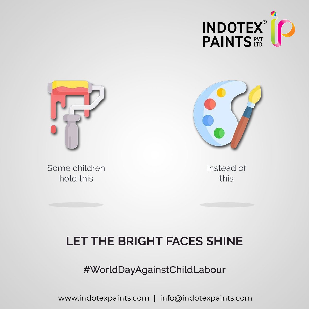 Indotexpvtltd's tweet photo. Let the bright faces shine.

#stopchildlabour #worlddayagainstchildlabour #childlabour #labour #childlabourday #steptowardsbetterworld #humanity #righttostudy https://t.co/inGtWROas9