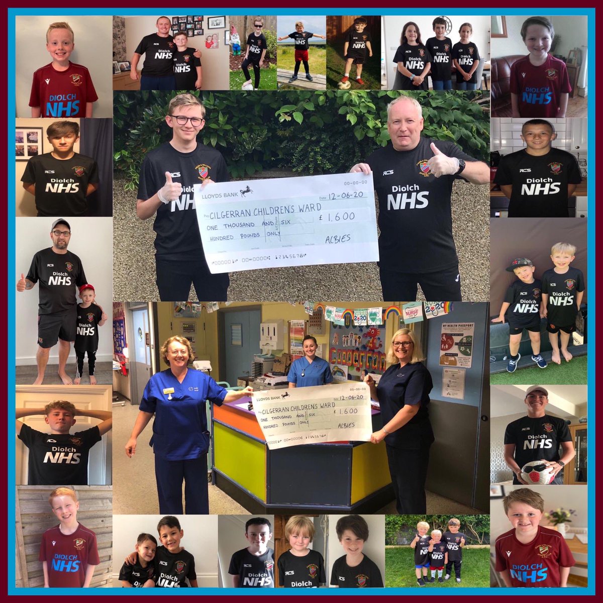 What a club, we have raised  £1600 for our local children’s ward Cilgerran. Many thanks to our players and parents for a fantastic effort <a href="/HywelDdaHB/">Hywel Dda UHB</a> @SteveIMoore @FAWTrust <a href="/FAWales/">FA WALES</a> <a href="/ITVWales/">ITV Wales News</a> <a href="/BBCWalesNews/">BBC Wales News</a> <a href="/Toppers_Wales/">Toppers Wales</a> <a href="/AllWalesSport/">All Wales Sport</a> <a href="/Carmjournal/">Carmarthen Journal</a> <a href="/WTelegraph/">Western Telegraph</a> <a href="/WelshGovernment/">Welsh Government</a>