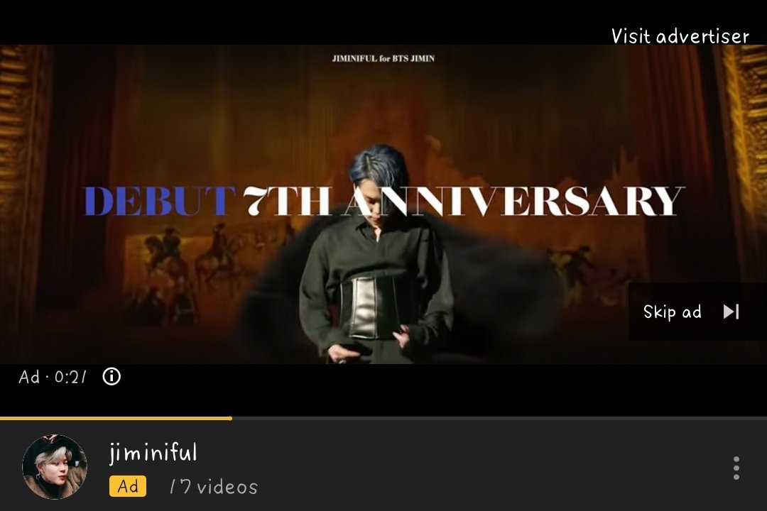 meilyn0226's tweet photo. . @jiminiful I saw YouTube #JIMIN ad from Spain! #방탄소년단_7주년_축하해 #방탄소년단! 😍😭👌🏼 https://t.co/6wfKQRgkLi