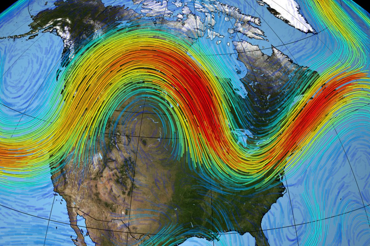 CarbonBrief's tweet photo. Jet stream: Is climate change causing more ‘blocking’ weather events? | @rtmcswee with comment from @TimWoollings @Len_Shaffrey @turbulentjet https://t.co/3atPxpBd0J https://t.co/BeVTqVh0mw
