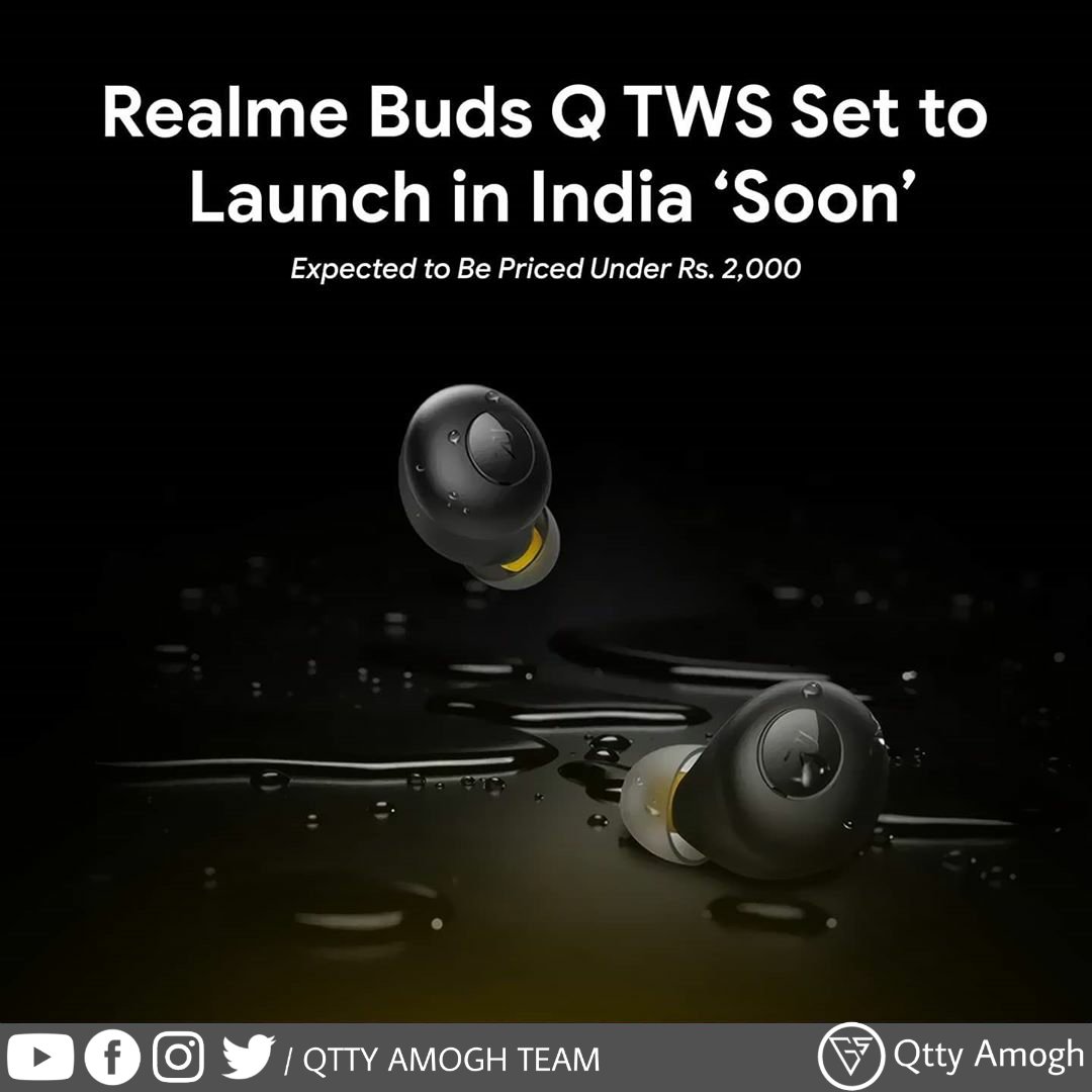Realme Buds Q, an affordable TWS will soon launch in India.
.
It comes with 20hrs of playback, 10mm driver, Bluetooth 5.0 and IPX4 water resistance.
#RealmeBudsQ #BudsQ #Realmetws #tws #trulywireless  #affordabletws #earphones #bluetoothearbuds #redmiairdots #airbudsneo