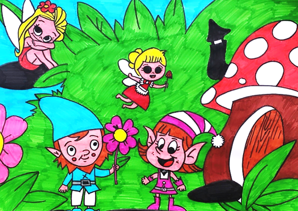 auroragvilustra's tweet photo. 🥰🥰🧚‍♂️🧚‍♀️🧙‍♂️🧙‍♀️🐰🐱🐸🐦🐇🍀🐾🍄🌹🌺🥀🌳🌲😍
#FelizSabadoATodos 
¿Eres más #Duende o #Hada? 

Dibujo realizado durante la #pandemia y el #confinamiento para "caminar" con #Libertad 

#libros #LibrosRecomendados #LibrosParaLaCuarentena #Camino #ruta #fuentesmagicas #fuentesmedicinales https://t.co/ZX2QNyRxpl