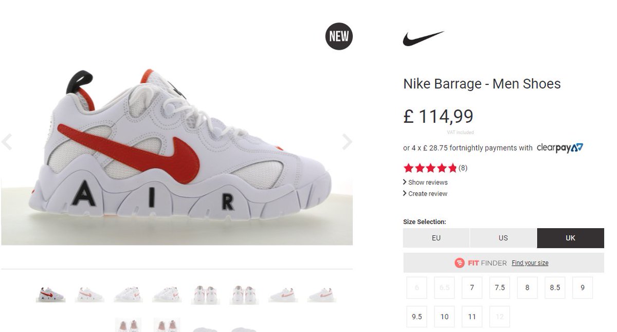 footlocker air barrage