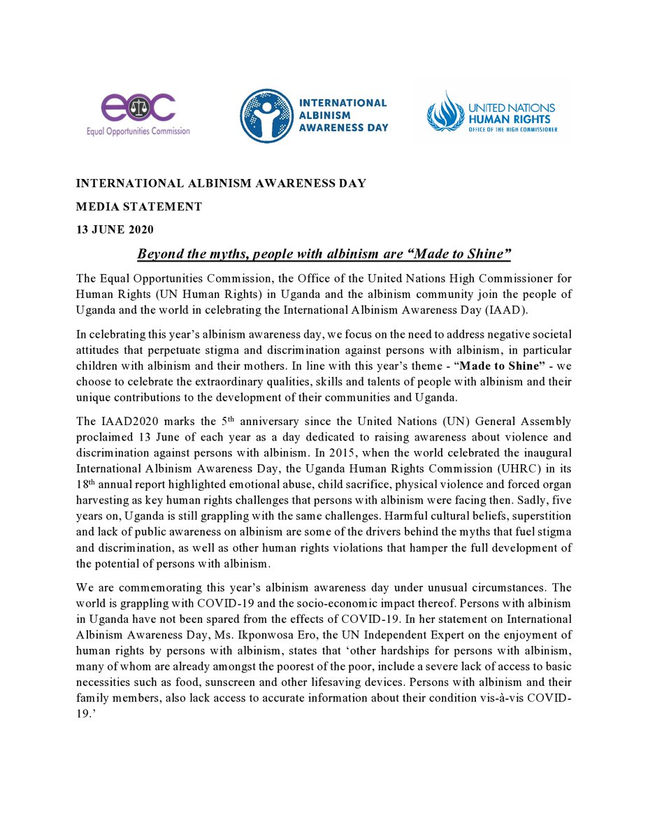 UN Human Rights Uganda tweet media