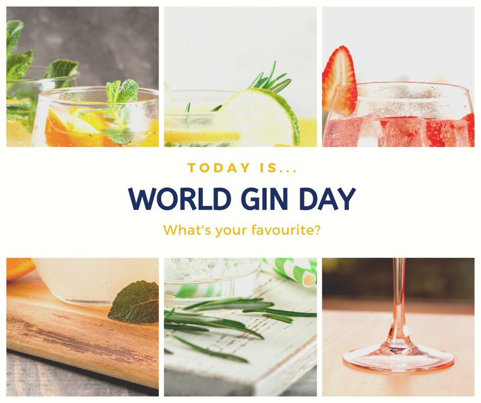 Oh, it's like Christmas but in June.... Today is WORLD GIN DAY and boy, will we be celebrating this evening!

What's your favourite? Are you a fan of a local pink, a London Dry or a little bit more of an exotic tipple perhaps? Let us know your go to! 

#WorldGinDay #Saturdaynight