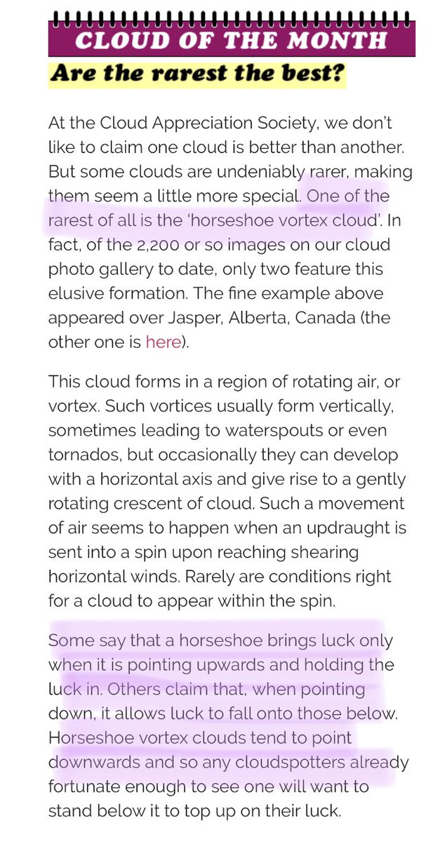 namjoon unknowingly captured one of the rarest cloud of all, the horseshoe vortex cloud