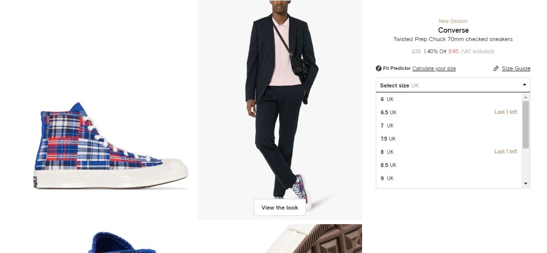 twisted prep chuck 70 high top